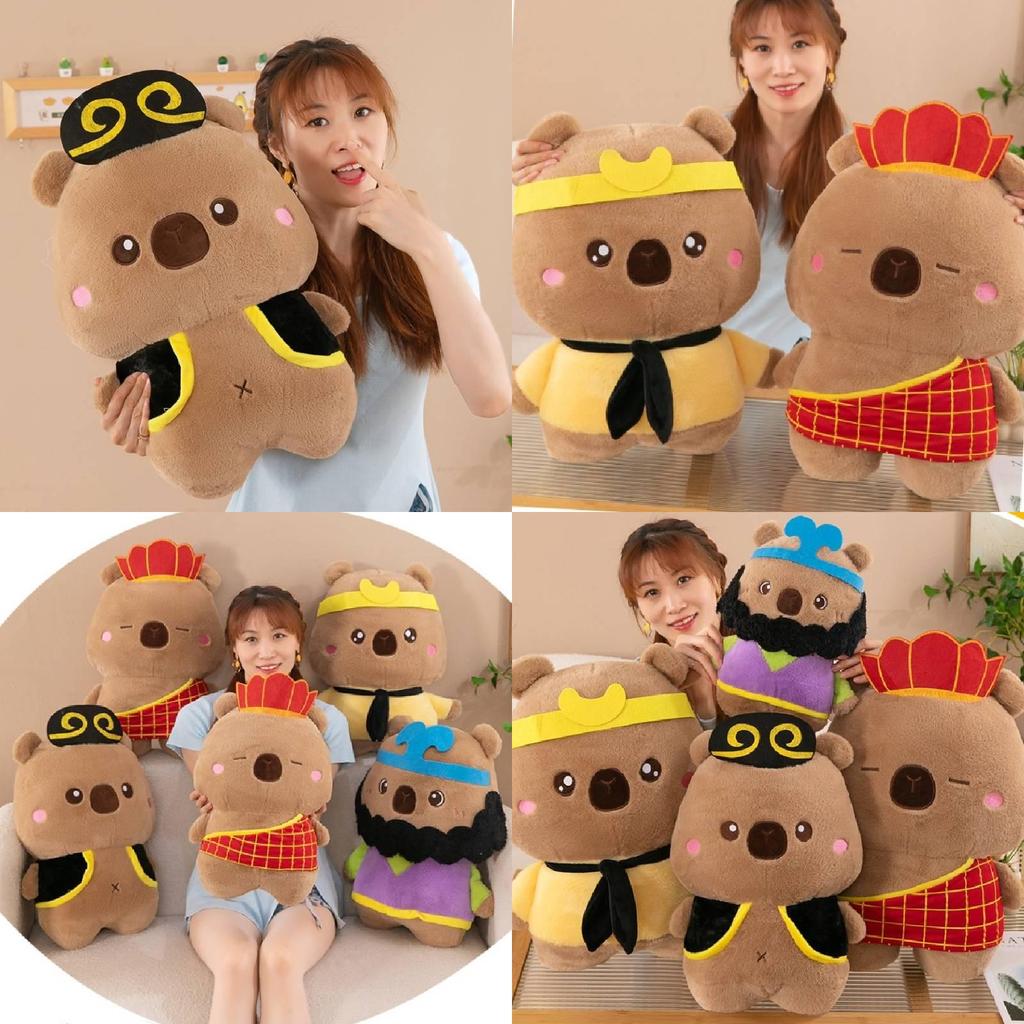 Adorable Plush Capybara Pillow Soft Stuffed Animal Toy For Cozy Bedtime Snuggles