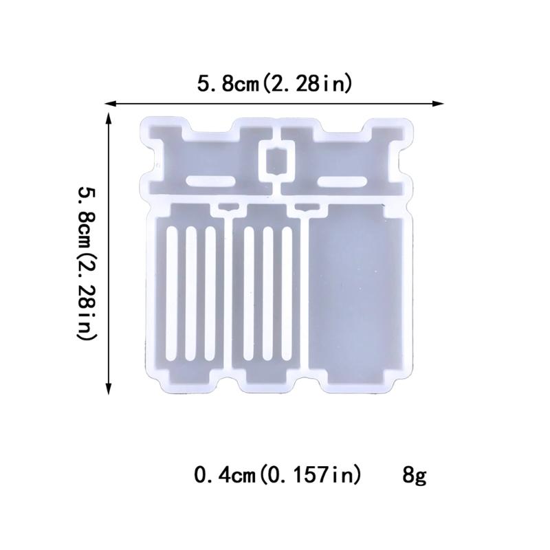 Geometrische Spleiß-Aufbewahrungsbox Behälter Harzform Aufbewahrungsbox Silikonform für Epoxidharz Organizer Heimdekoration
