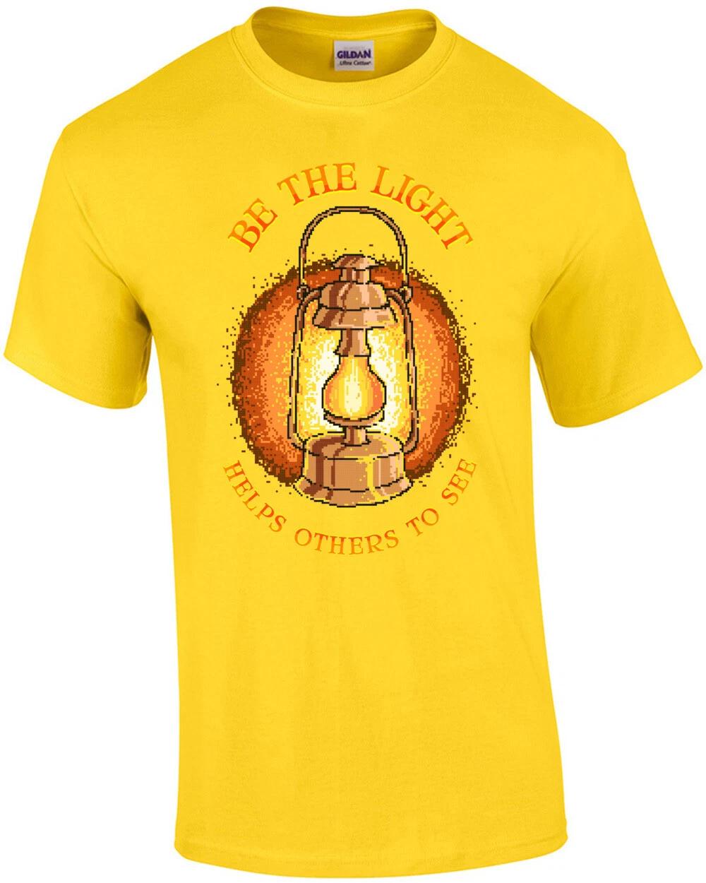 Be The Light Helps Others To See Retro Motivational T-Shirt M