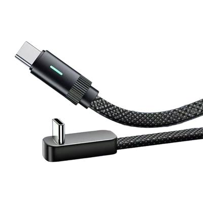 Flexible Power Supply Cable USB C To USB C Charging Cable 100W Power Delivery Bend Design for Car Home Office Use