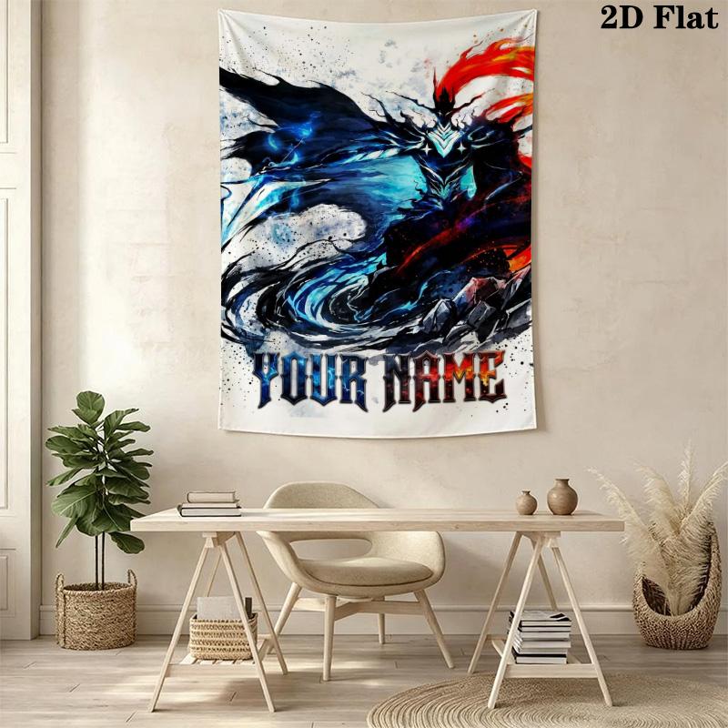 Name Custom Igris Wall Tapestry Aesthetic Wall Hanging Printed Fabric Blanket Decorative Tapestries for Bedroom Living Room Home Decor