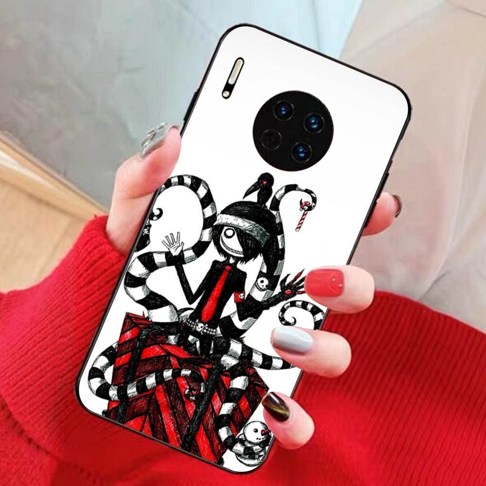 

L-Love B-Black and Cute E-Emo Phone Case For Huawei Mate 10 20 30 40 50 lite pro Nova 3 3i 5 6 SE 7 pro 7SE Huawei Nova 3