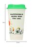 Starbucks Polypropylene Reusable Cup, Snoopy & PEANUTS, Off-White, 473ml