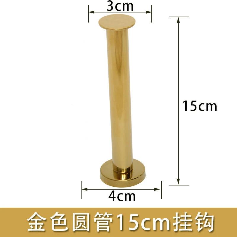 Thickened Hook Stainless Steel Wire Drawing Point Hanging Pole Wall Decor Clothing Shops Display Hangers Rack Wardrobe Storage