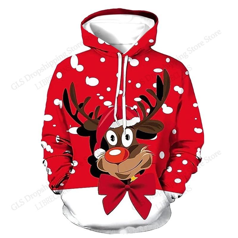 Funny Santa Claus 3d Print Hoodie Men Women Fashion Christmas Hoodies Sweatshit Snowflake Coat Women Sweat Men Clothing Sudadera