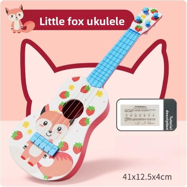Non-Toxic Children Simulated Guitar Toy Beginners Mini Guitar Instrument Can Play Music For Children And Children Toy Best Birthday Gift For Kids