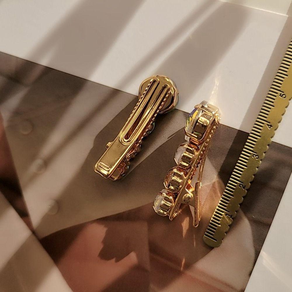 Girl Hair Clip Female Hair Accessories Beads Hair Clip Korean Style Headwear Rhinestone Hairpin