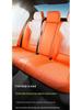 Universal Gradient Linen Car Seat Cushion for Five-Seater Models - Fashionable, Wear-Resistant Interior Fabric