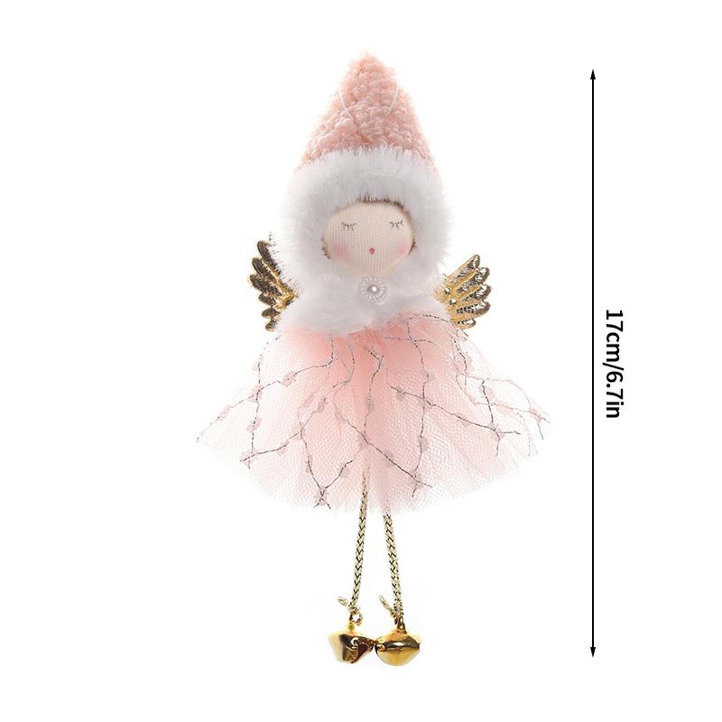 Christmas Doll Ornament Christmas Decoration 2025 Christmas Tree Hanging Pendant New Year Angel Doll Festival Gift for Children