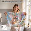 Rainbow Roller Coaster Cartoon Bath Towel, Quick Dry Absorbent Towel, Lovely Character Print