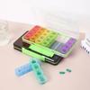 New Large Portable Premuim Pill Organizer Storage 3/4 Times A Day 21/ 28 Grid Box Case for Vitamins Supplement FishOils Medicine