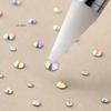 Double-Headed Nail Art Pen with Silicone Head Rhinestone Picker Wax Remover Gel UV Brush for DIY Manicure Nail Art Tools