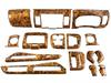 BRIGHTZ Minicab Van DS17V Interior Panel Set 15PC Wood Style 2DIN Navigation DS17 DS S17 17 Minicab Van Minicab Van Minicab [WOOD-PAN-155]