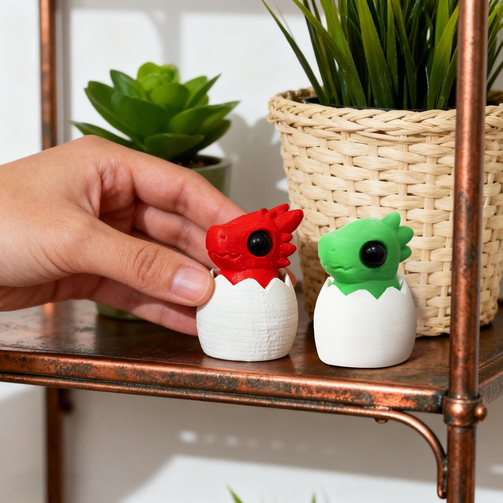 Dinosaur Clicker, 3D-Printed Stress Relief Toy, Gift For Kids, Attention Focus Aid