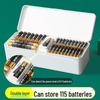 Battery & Cable Organizer: Stores AA/AAA, Camera Chargers, Plugs, Cables - Perfect for Desktop Organization