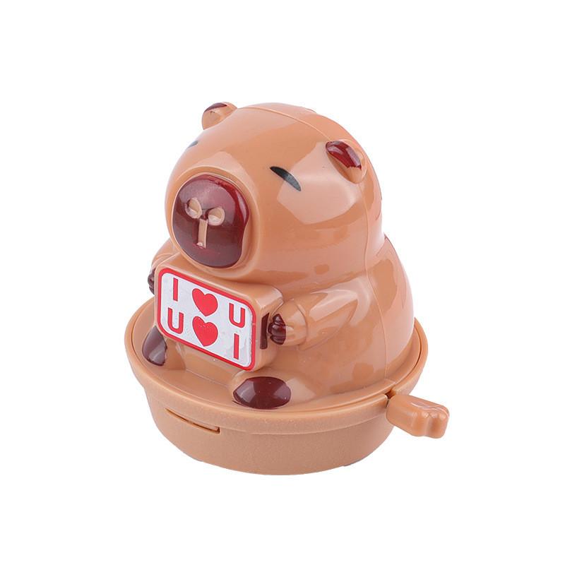 Capybara Clockwork Magnetic Toy With Pullalong Car For Toddler Play And Brain Development