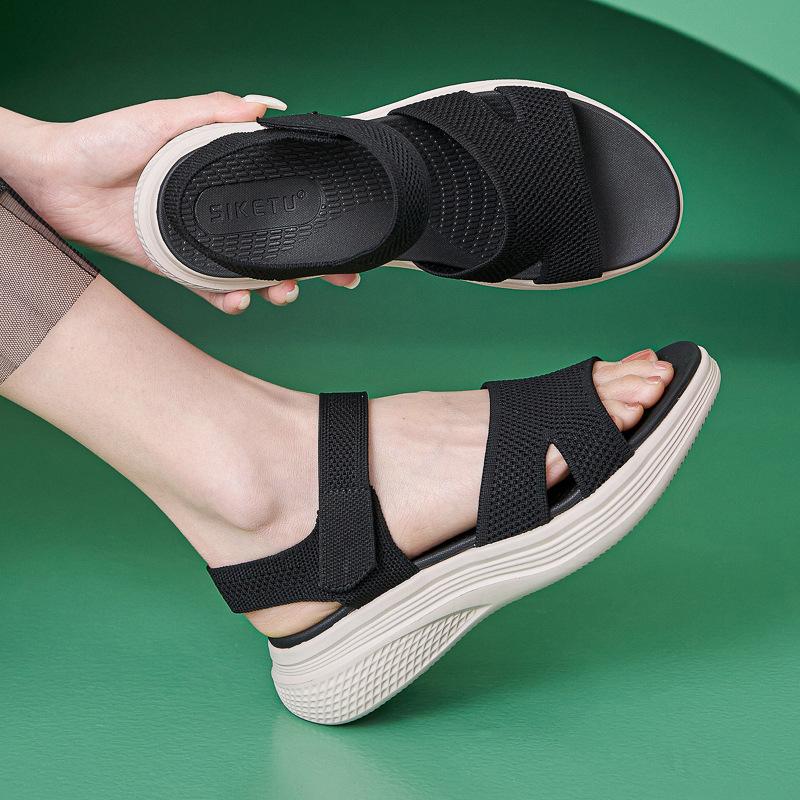 Plus Size Shoes for Women 35-42 Summer Fashion Platform Casual Wedge Sandals Comfortable Non-slip Sandalias De Mujer Beach Shoes