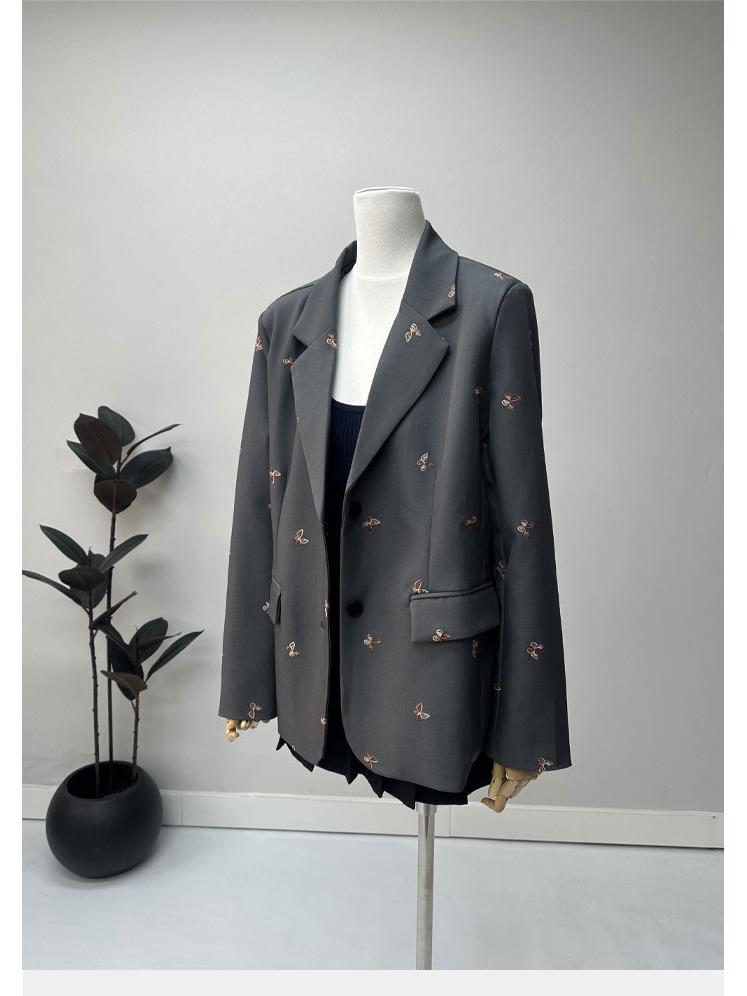 

Женский элегантный костюм 2026: Шикарный комплект из юбки и топа на весну/осень S up to 52.5 kg