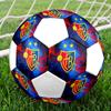 1PC FC Basel Team Size 5 Soccer Ball PrahaIndoor Soccer Ball Colorful All Ages Machine Stitched PVC Competition Ready Durable High-Bounce