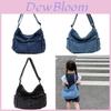 Trendy Denim Casual Shoulder Bag For Kids Unisex Stylish Outdoor Travel Use