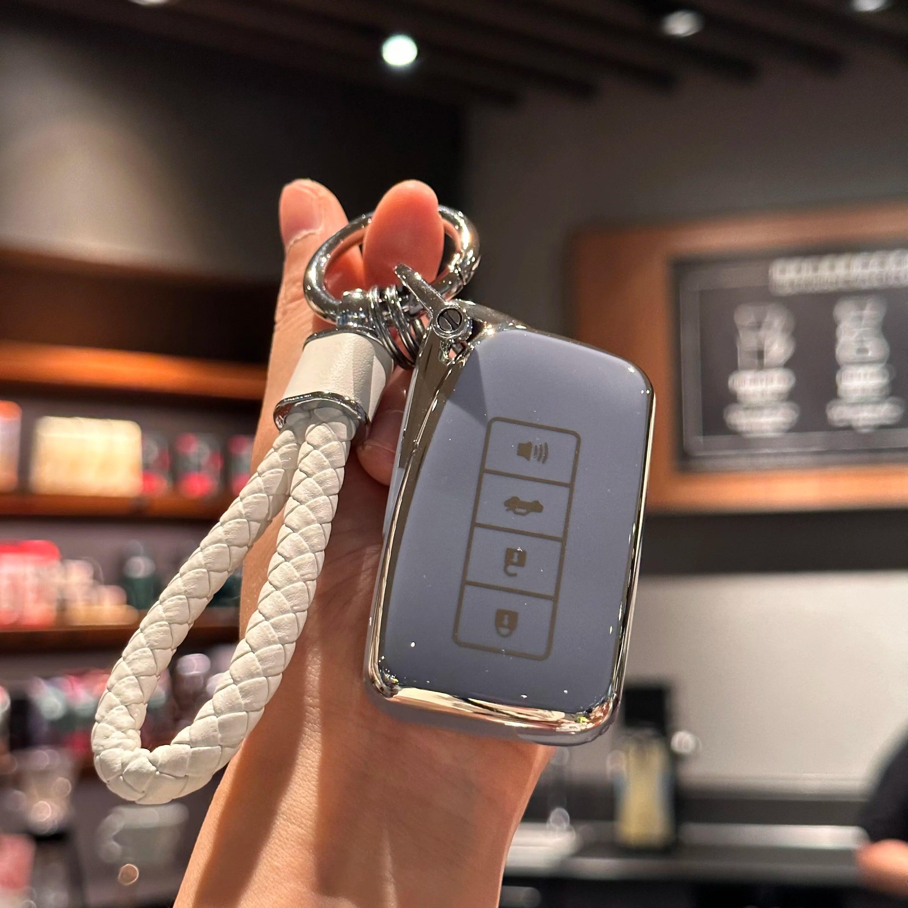 

Чехол для брелока из ТПУ со шнурком для ключей для Lexus RX NX Is ES GS LS RC