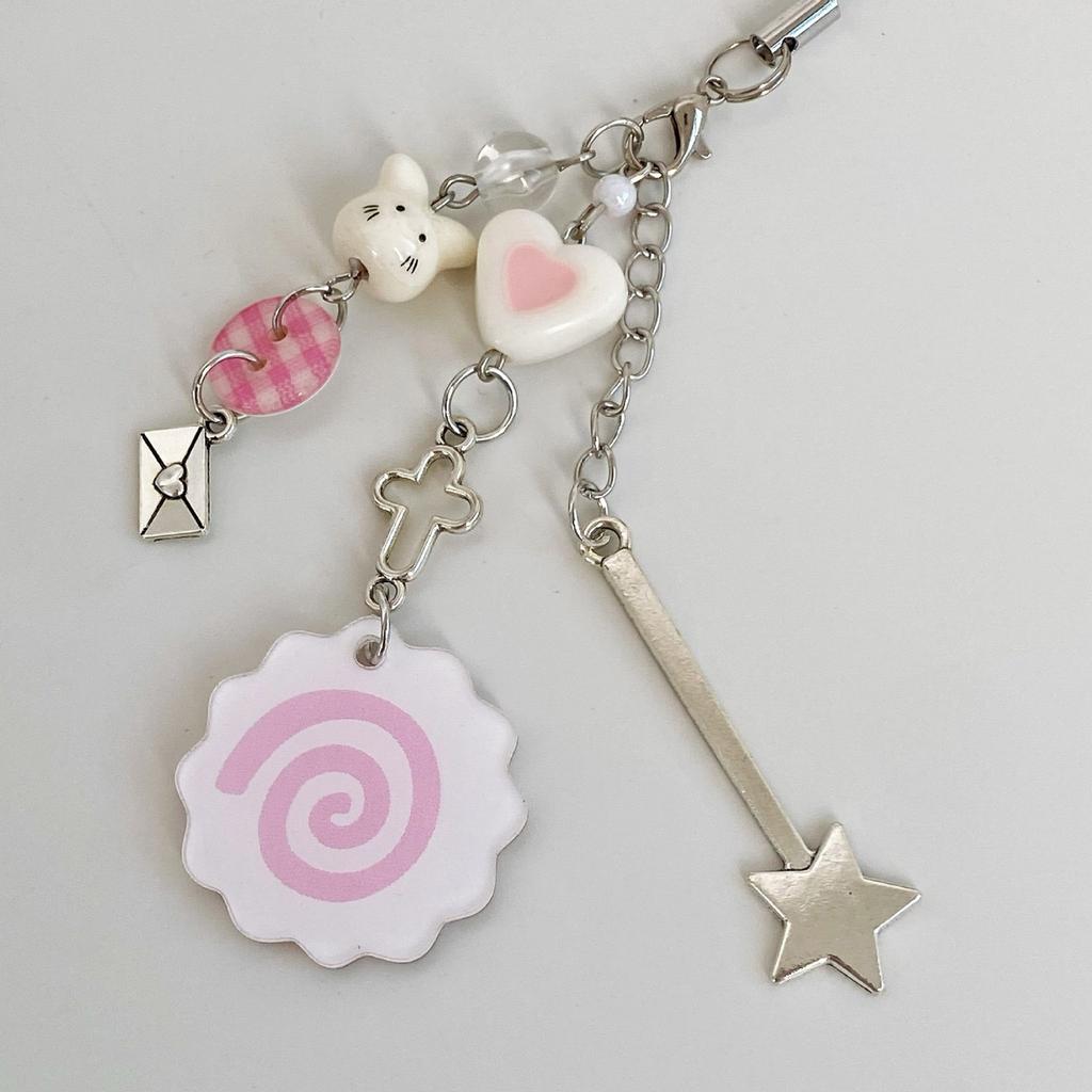 Camera Accessory Beaded Keyring with Strong Hook Travel Safety Key Holder Suitable for Backpack or Photography Gear