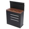 Wall Mount Cutlery Block Rack Aluminium Alloy Multifunctional Kitchen Cutlery Holder Utensil