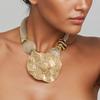 Statement Retro Stil Übertriebene Halskette Geometrischer Anhänger für Frauen Mädchen Hochzeitsparty Schmuck