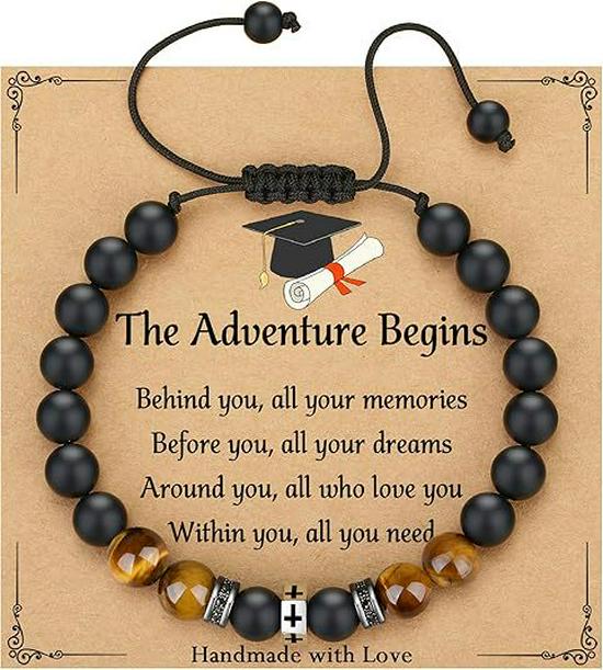 Versatile Fashionable Woven Graduation Bracelet - Adjustable Simple Gift