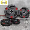 Zhongjing Three-Hole Rubber-Coated Barbell Plate