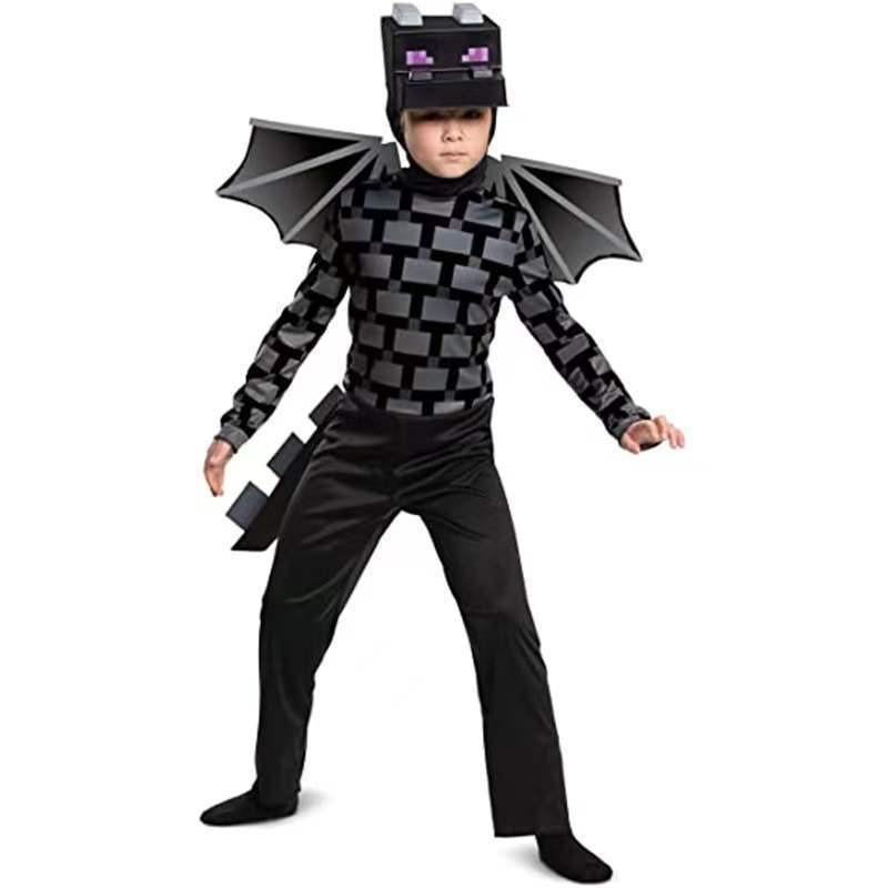 Halloween Children's Play Costume Minecraft Play Costume Endgame Dragon Costume Classic Dragon Show