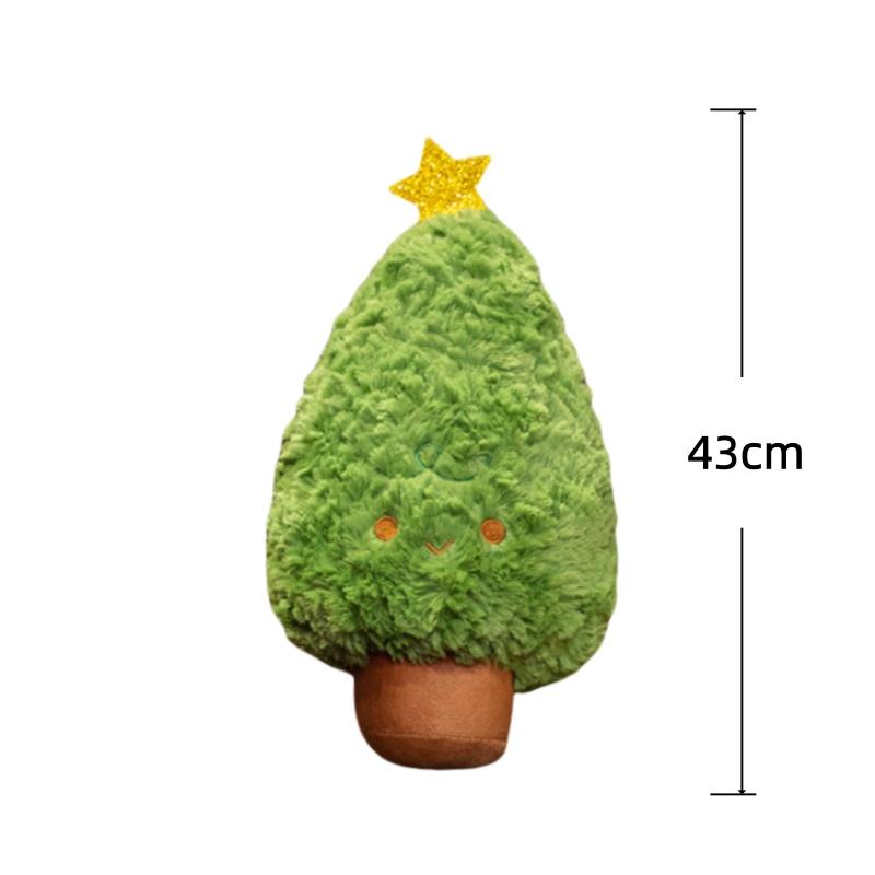 Christmas Series Plush Toys Santa Claus Christmas Tree Gingerbread Man Stuffed Doll Festival Decor Toys Sofa Cushion Pillow Gift