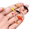 5Pcs Carp Fish Figurine Goldfish Figure Toy Model Statue Sculpture Fish Tank Aquarium Dollhouse Decoration Festival Gift
