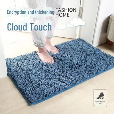 Absorbent Chenille Anti-Slip Floor Mats for Bathroom and Bedroom