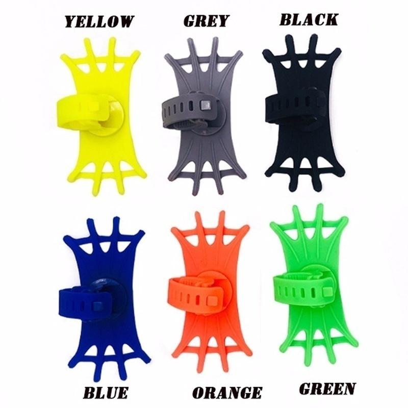 Bike Phone Mount 360° Rotation Silicone Bicycle Phone Holder Universal Motorcycle Handlebar Mount