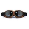 Retro Goggles, Motorcycle Riding Goggles Leather Frame UV Protection Locomotive Modification Accessories