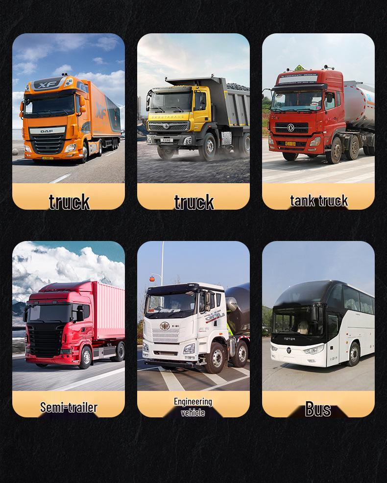 Truck Reversing HD Night Vision Monitor with Dual/Quad Camera Recording System