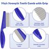 6Pcs/Set ABS Lice Comb Kit Fine-tooth Lice Nits Removal Comb  For Small, Medium & Large Pets