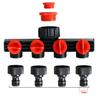 4 Way Tap Connector Garden Manifold Hose Pipe Splitter Adapter Water Faucet