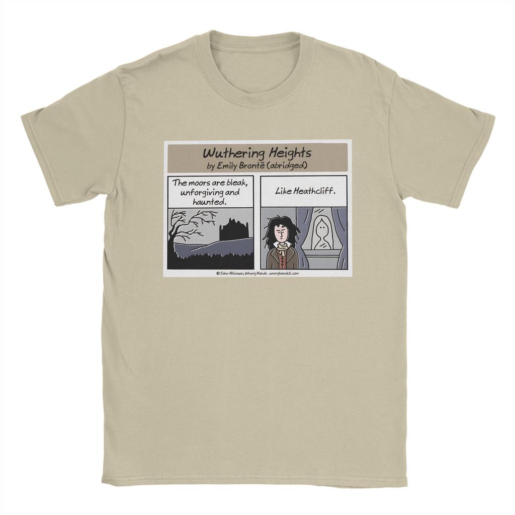 Wuthering Heights Abridged TShirts Unisex  Humorous Cotton Tees Crewneck Short Sleeve T Shirts Graphic Printed Tops