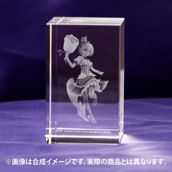 

KDcolle 5th Anniv Re:Zero Ram Birthday 3D Crystal KADOKAWA In Stock