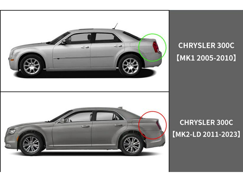 Chrysler 300C Window Visor Rain & Sun Shield