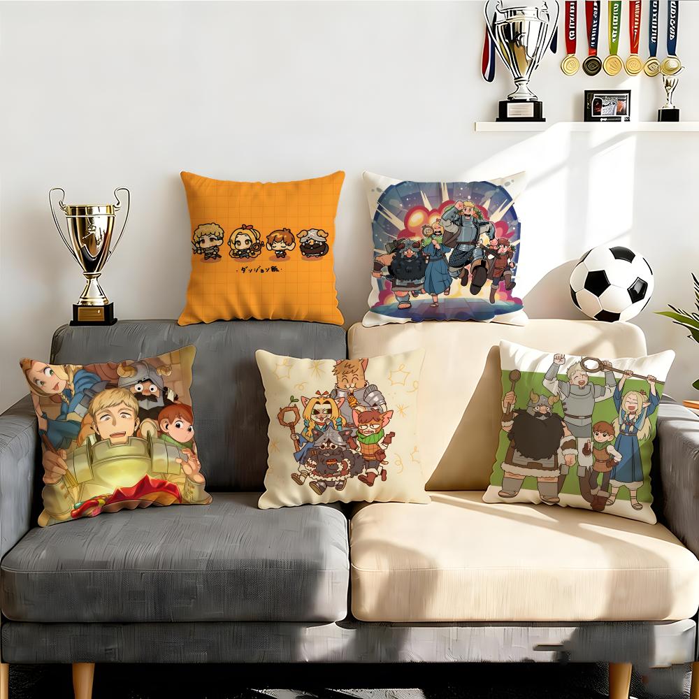 Fantasy Delicious in Dungeon Cushion Cover Cushion Cover Set 4Pcs 50x50 45x45 40x40 Pillowcase Decorative Sofa Home Decor