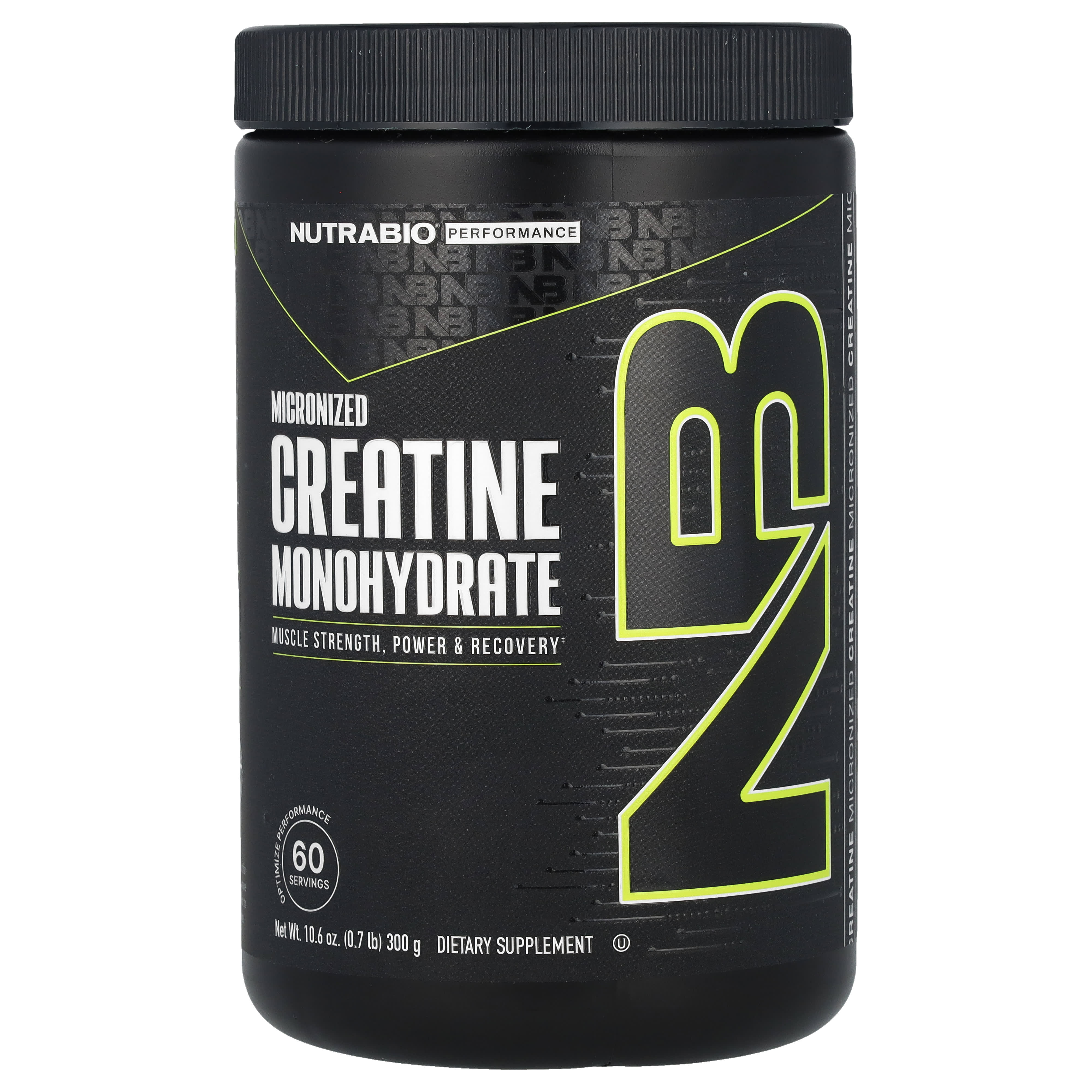 

NutraBio, Micronized Creatine Monohydrate, 10.6 oz (300 g)