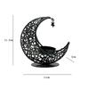Metal Moon Candle Holder Eid Mubarak Candle Holder Home Islamic Muslim Party Decor Ramadan Candle Stand Eid Mubarak Table Decor