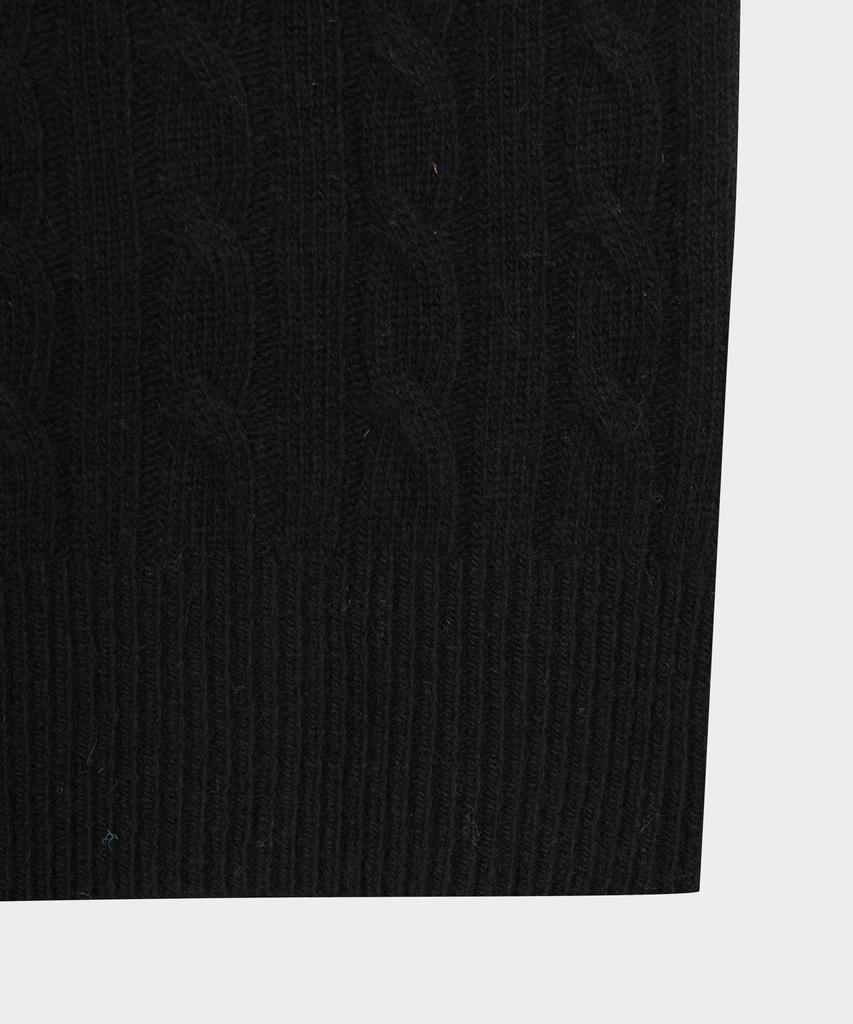 BROOKS BROTHERS [Women'S] Wool Cable Sweater (Black) (Bbwrwbz401)