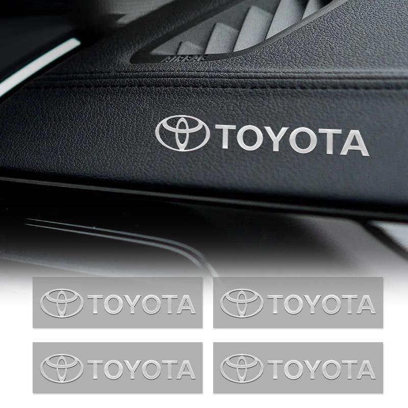 2026 Nuovo Per Toyota Adesivi Logo Auto 3D Lettere Metalliche Adesivi Auto Accessori Interni Per Toyota Corolla Yaris Aygo GT86 Prius