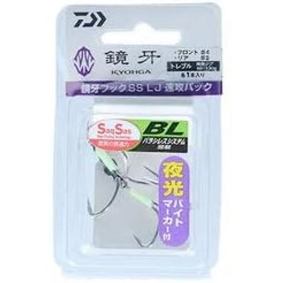 Daiwa Daiwa  Mirror Tooth Hook Ss Lj Balaciles Quick Attack Pack  4    2 Treble