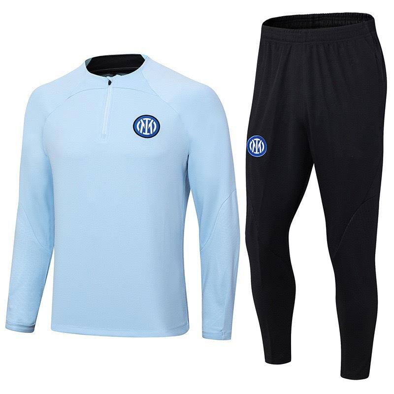 Autumn And Winter Real Madrid Barcelona Arsenal Training Suit Long Sleeve Half Zipper Football Suit Sportswear Adult Suit