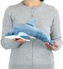 Calorata Bottlenose Dolphin Plush Toy x 16 x 36cm Soft to the Realistic Dolphin Animal Toy Doll Gift Present Birthday Christmas Present (18.5 / Touch)